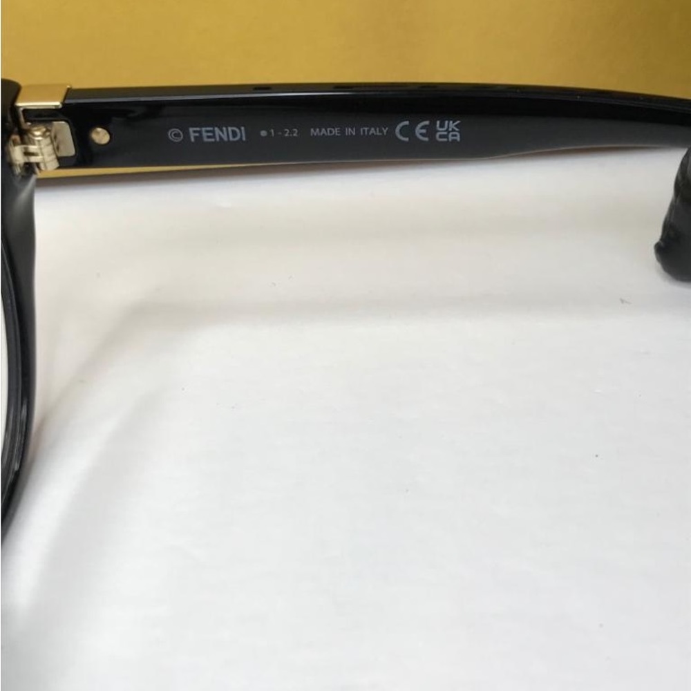 Authentic New Fendi Demo Cat Eye Ladies Eyeglasses FE50020I 001 53. - Picture 11 of 12